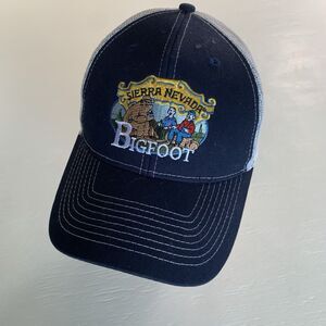 Sierra Nevada BIG FOOT Classic Brewery Beer NC CA Logo SnapBack Trucker Hat
